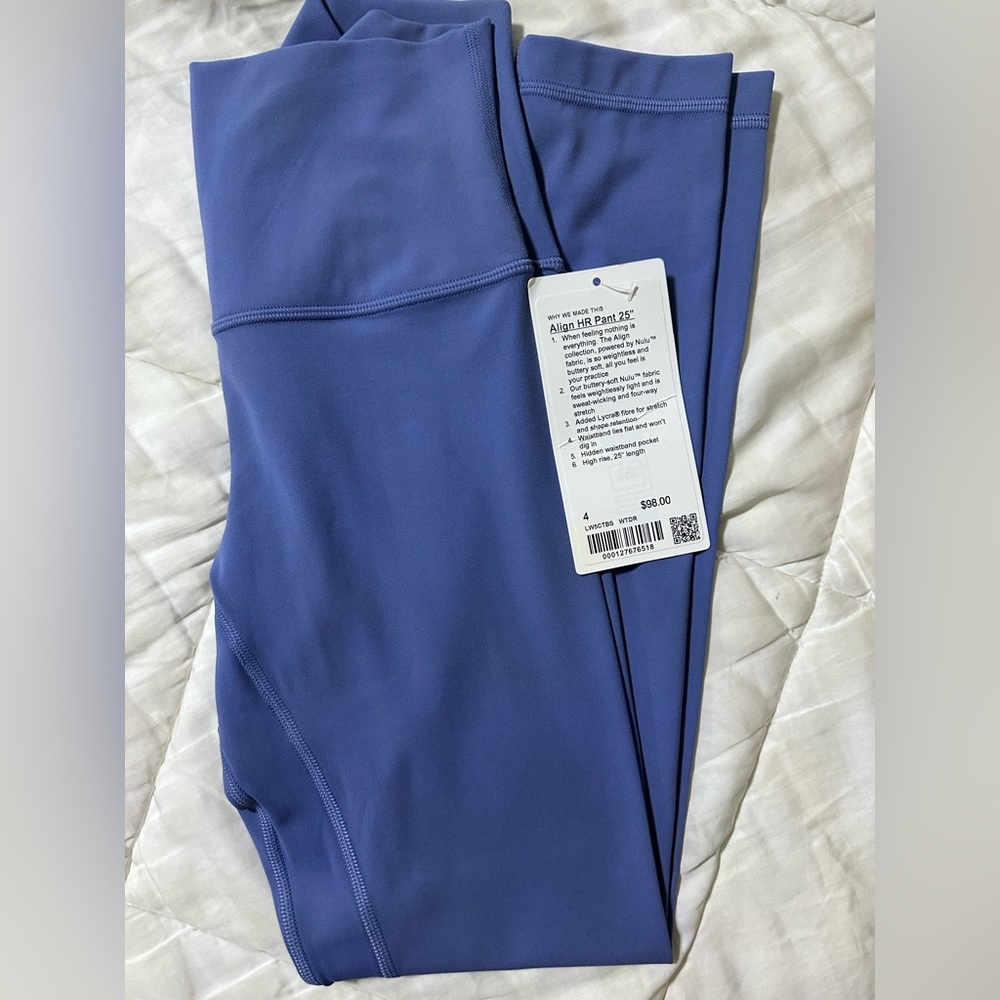 Lululemon Align HR Pant 25" size 4 rare